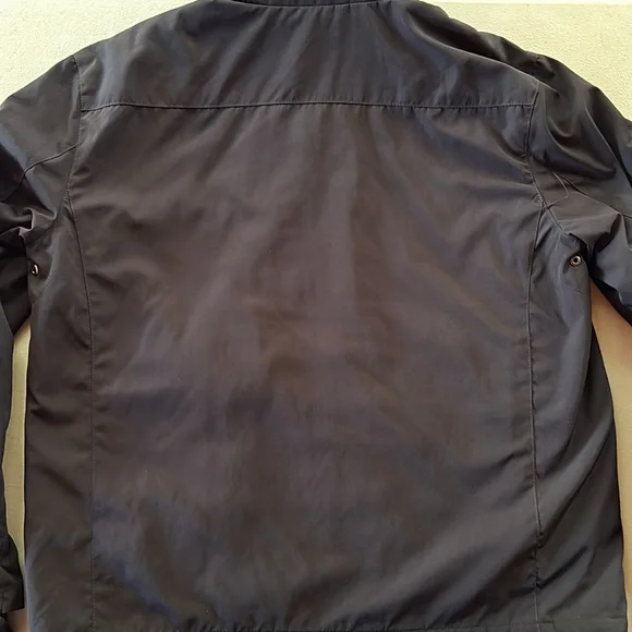 Ralph Lauren Men's Windbreaker/Rain Jacket with Red Logo (M) Navy Blue - Picture 11 of 12